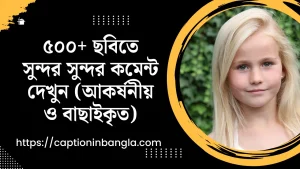 ছবিতে সুন্দর সুন্দর কমেন্ট