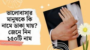 ভালোবাসার মানুষকে কি নামে ডাকা যায়? জেনে নিন বিস্তারিত সহ