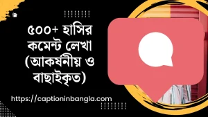 ৫০০+ হাসির কমেন্ট লেখা (আকর্ষনীয় ও বাছাইকৃত)