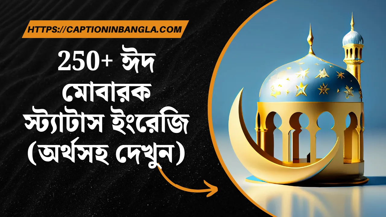 250+ ঈদ মোবারক স্ট্যাটাস ইংরেজি (অর্থসহ দেখুন)