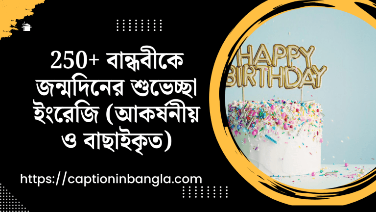 250+ বান্ধবীকে জন্মদিনের শুভেচ্ছা ইংরেজি (আকর্ষনীয় ও বাছাইকৃত)