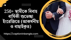 250+ স্বামীকে বিবাহ বার্ষিকী শুভেচ্ছা ইংরেজিতে (আকর্ষনীয় ও বাছাইকৃত)