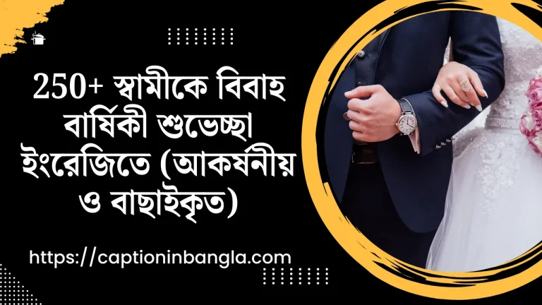 250+ স্বামীকে বিবাহ বার্ষিকী শুভেচ্ছা ইংরেজিতে (আকর্ষনীয় ও বাছাইকৃত)