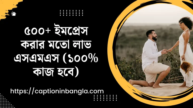 ইমপ্রেস করার মতো লাভ এসএমএস