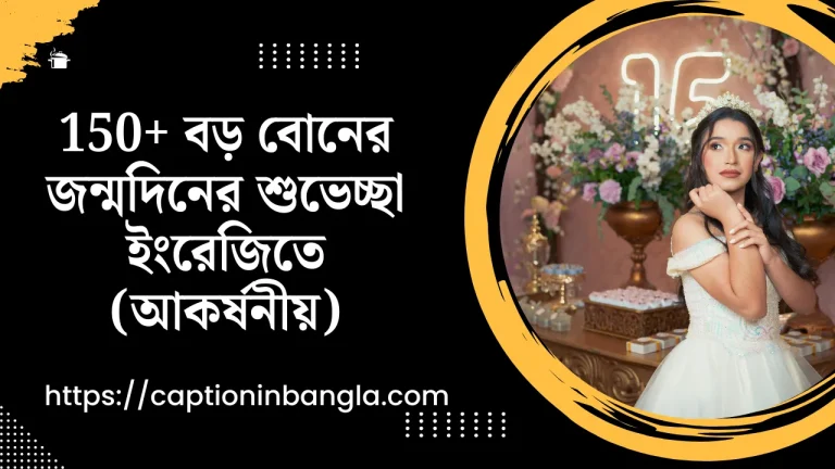 বড় বোনের জন্মদিনের শুভেচ্ছা ইংরেজিতে