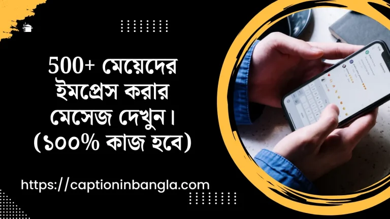 মেয়েদের ইমপ্রেস করার মেসেজ ও অপরিচিত মেয়েদের ইমপ্রেস করার মেসেজ