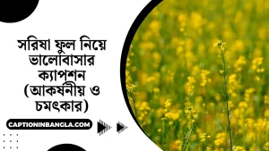 সরিষা ফুল নিয়ে ভালোবাসার ক্যাপশন (আকর্ষনীয় ও চমৎকার)