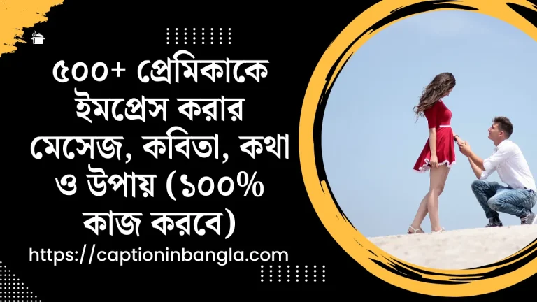 প্রেমিকাকে ইমপ্রেস করার মেসেজ, প্রেমিকাকে ইমপ্রেস করার কবিতা, প্রেমিকাকে ইমপ্রেস করার কথা, প্রেমিকাকে ইমপ্রেস করার উপায়
