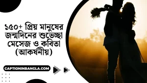 প্রিয় মানুষের জন্মদিনের শুভেচ্ছা মেসেজ ও কবিতা (আকর্ষনীয়)