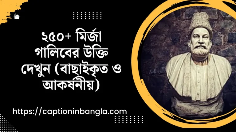 মির্জা গালিবের উক্তি
