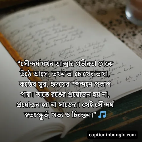 সৌন্দর্য নিয়ে রবীন্দ্রনাথের উক্তি