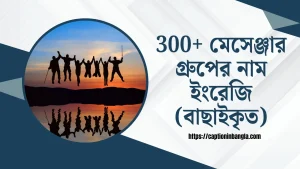 মেসেঞ্জার গ্রুপের নাম ইংরেজি